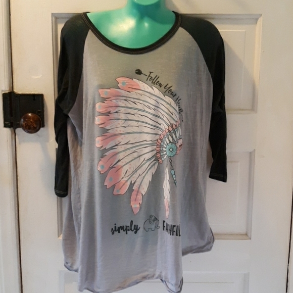 Simply Faithful Follow your heart XL shirt - Picture 1 of 5